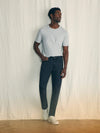 Organic Cotton Slim Straight Denim (30" Inseam) - Black Smoke Wash