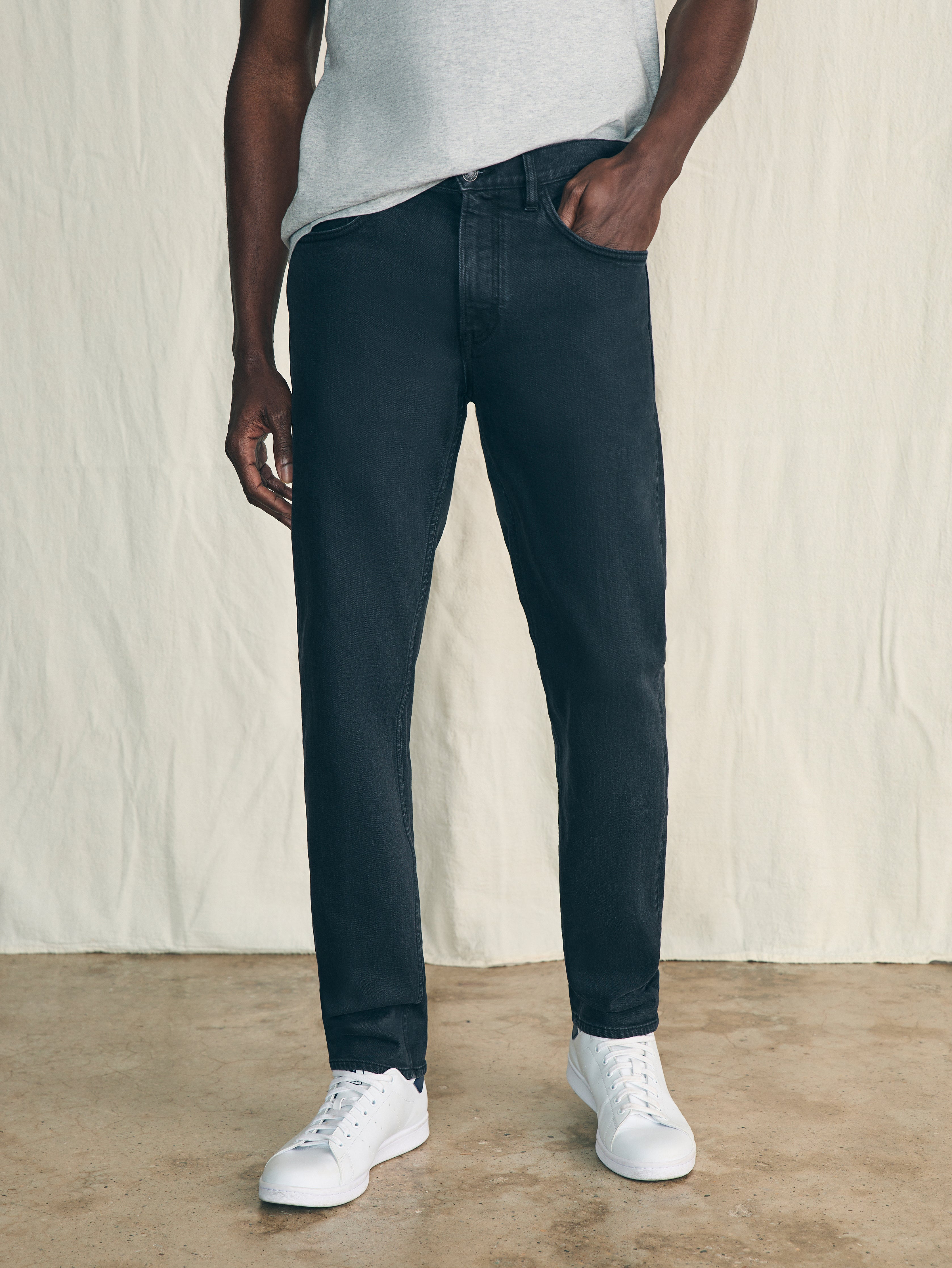 Organic Cotton Slim Straight Denim (32" Inseam