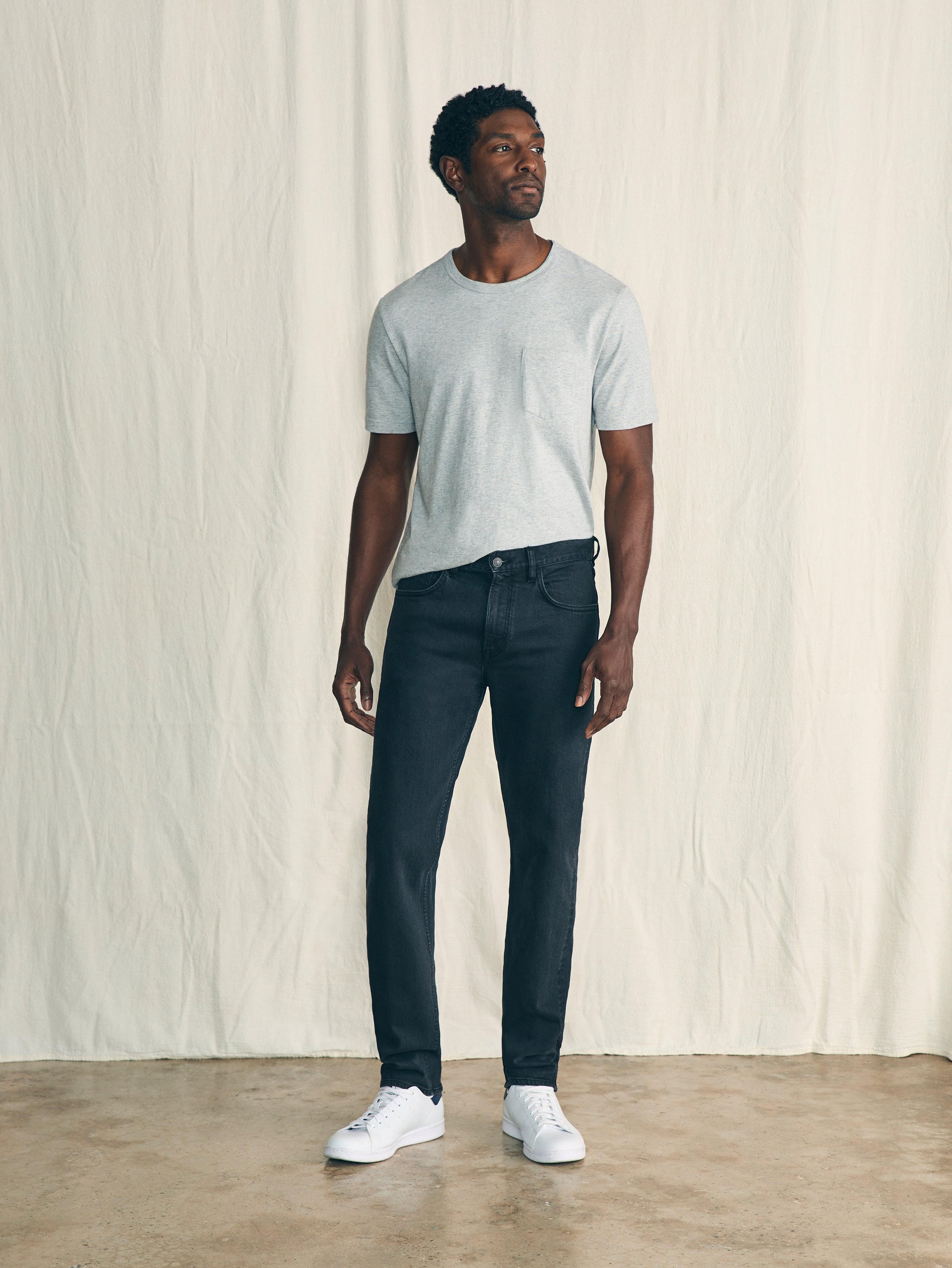 Organic Cotton Slim Straight Denim (30" Inseam