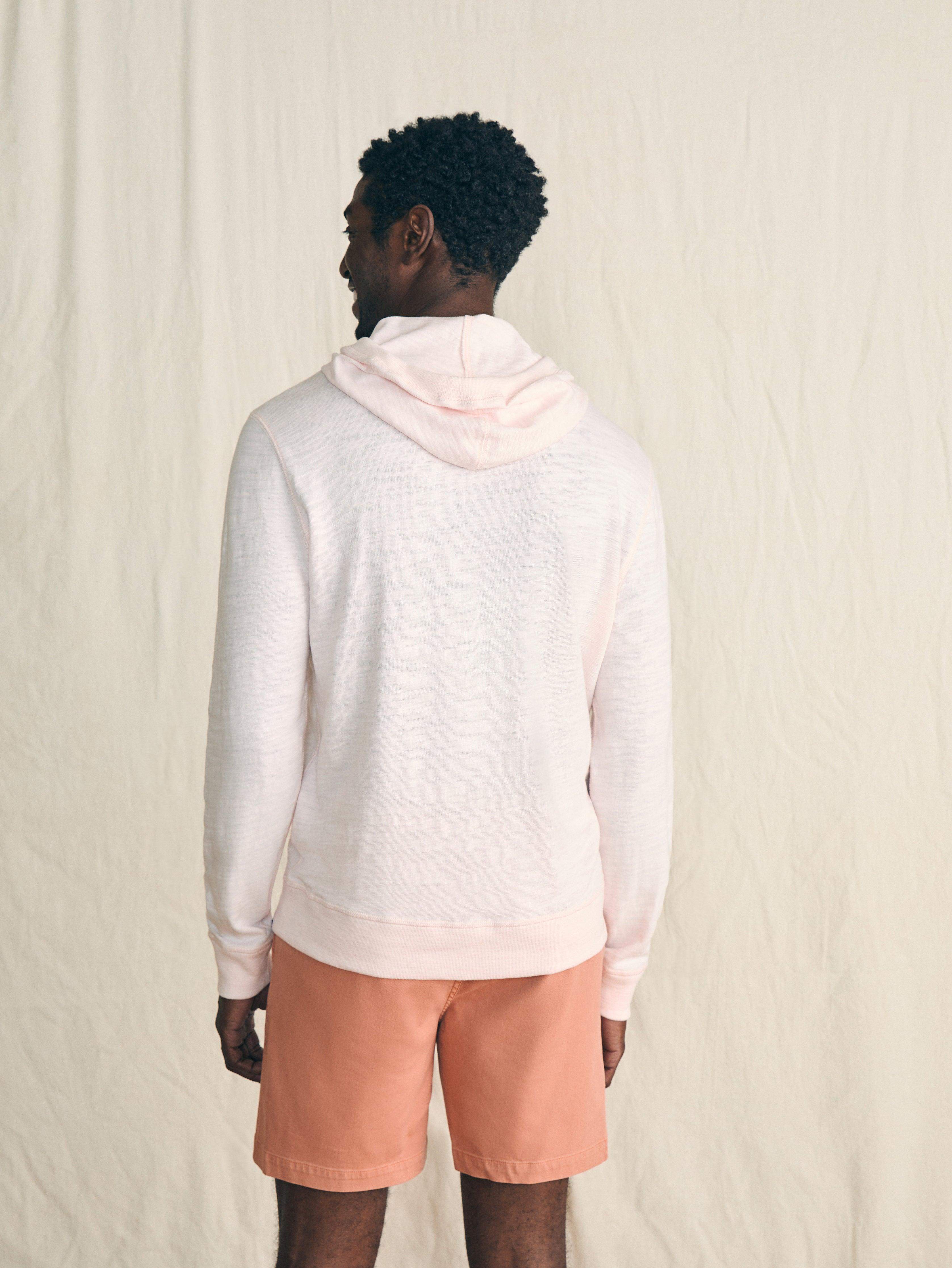 Sunwashed Slub Hoodie - Rosy Shell