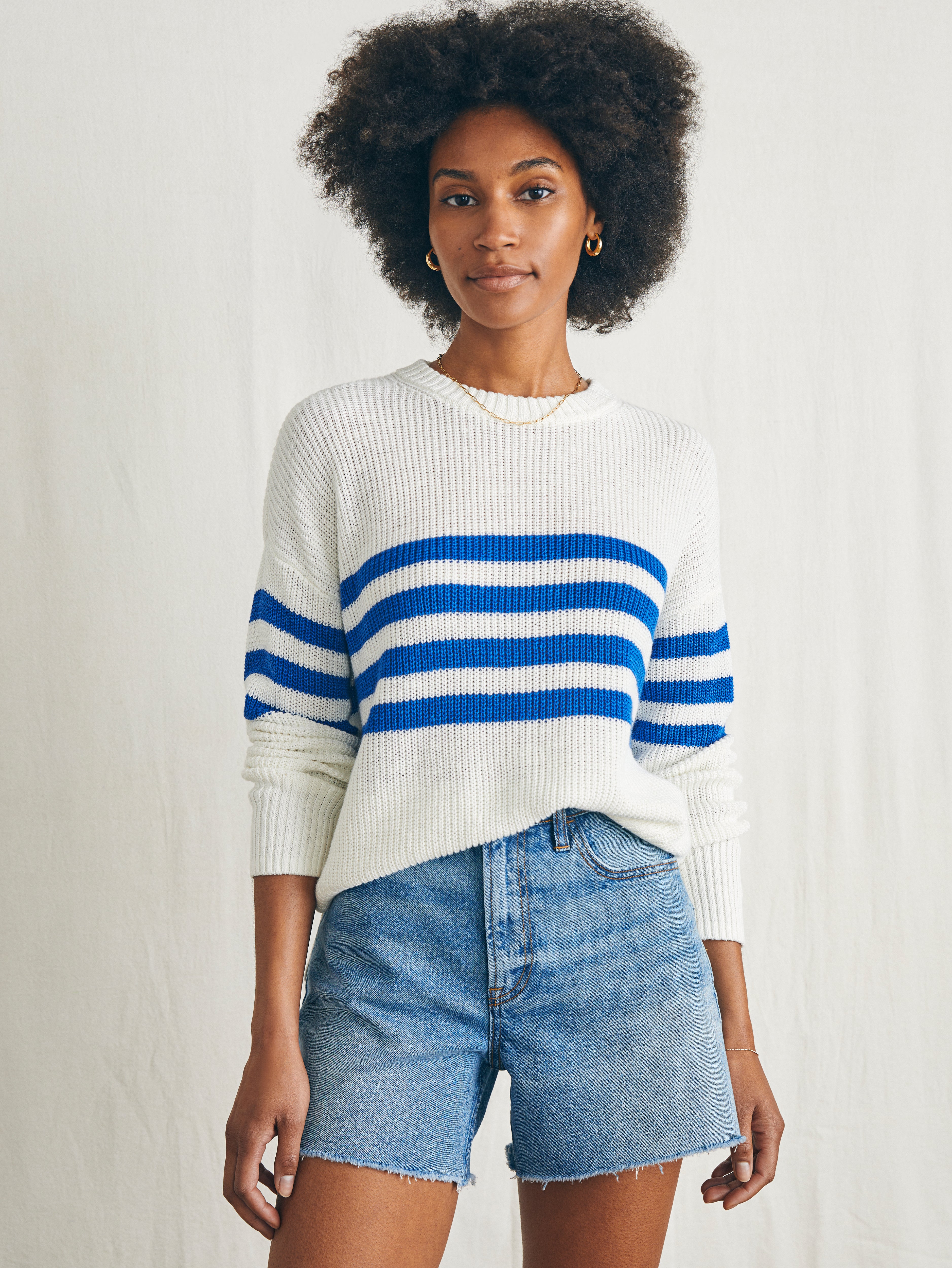 Miramar Linen Crew Sweater