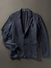 Flat lay image of the Inlet Blazer in Deep Navy Melange