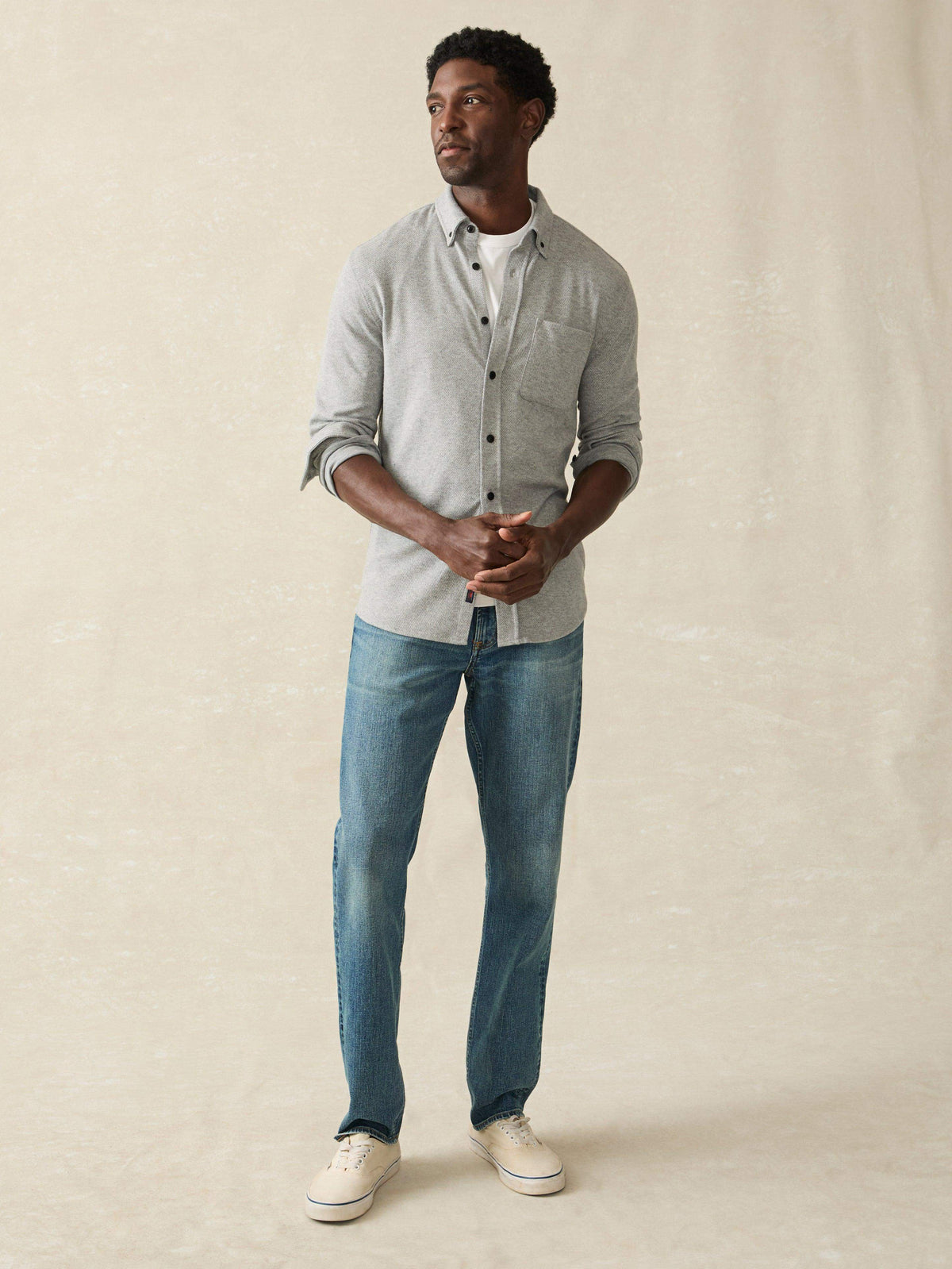 LEGEND SWEATER SHIRT - BRIGHTON NAVY TWILL