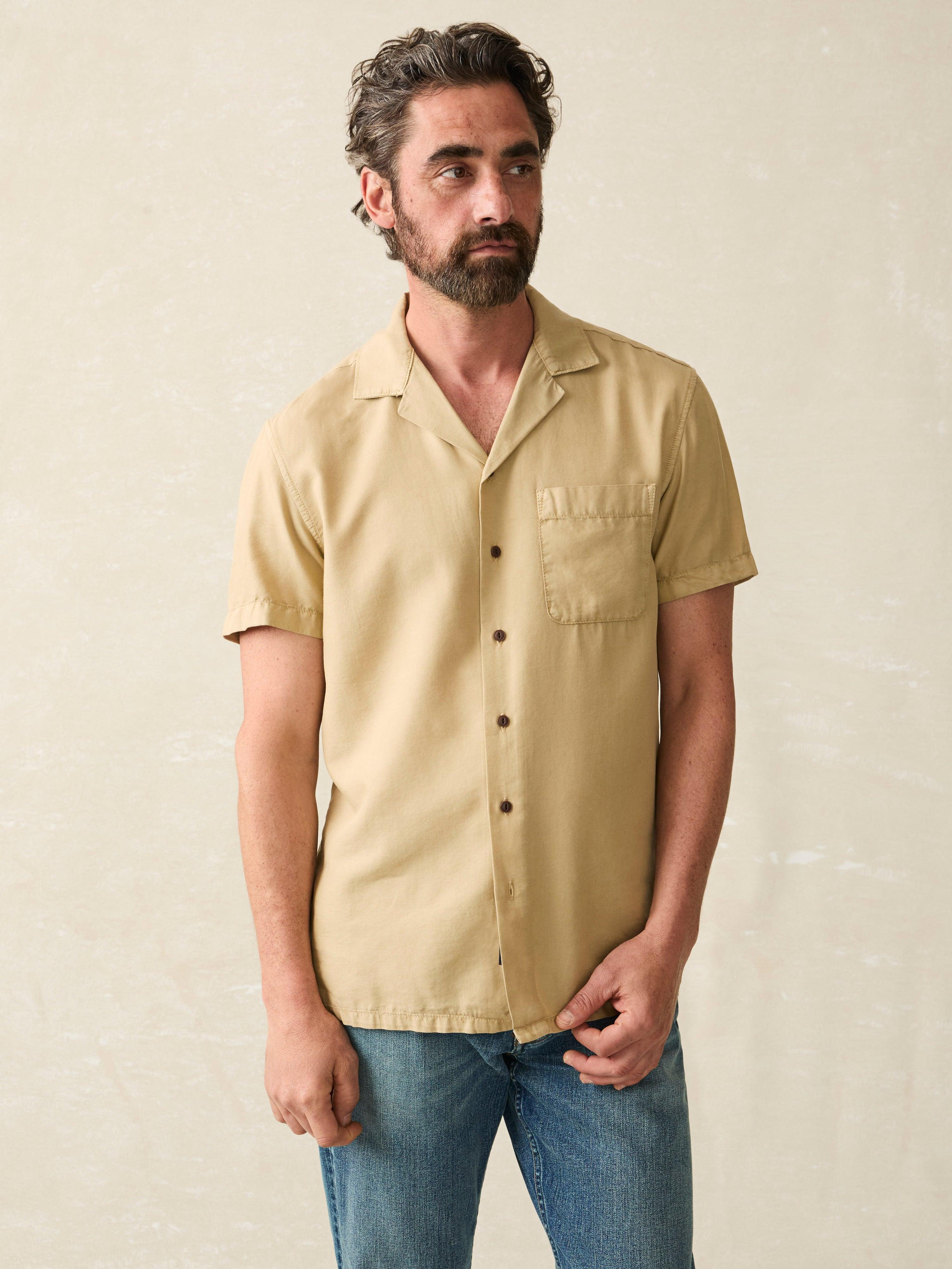 Short-Sleeve Getaway Camp Shirt - Safari Khaki