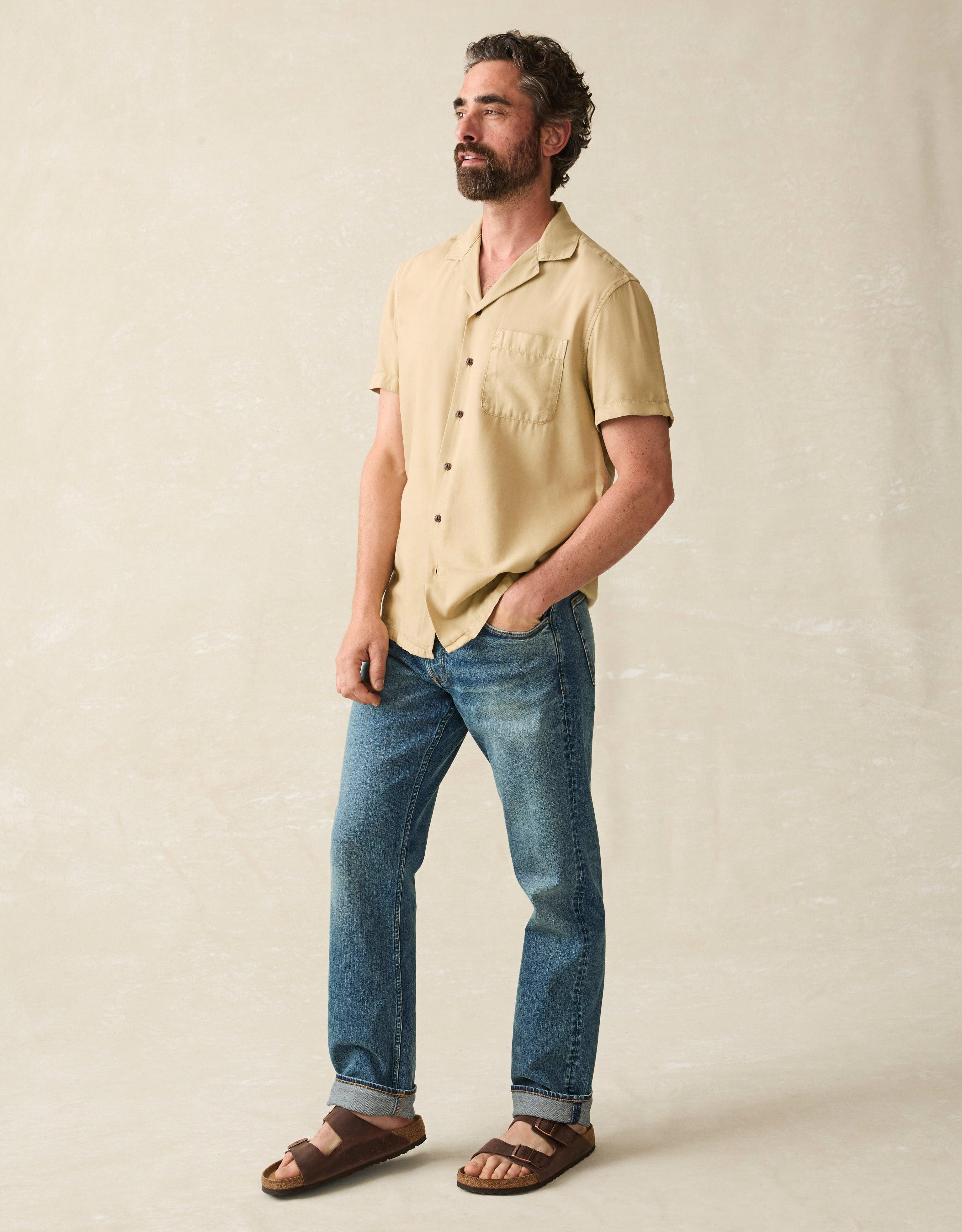 Short-Sleeve Getaway Camp Shirt - Safari Khaki