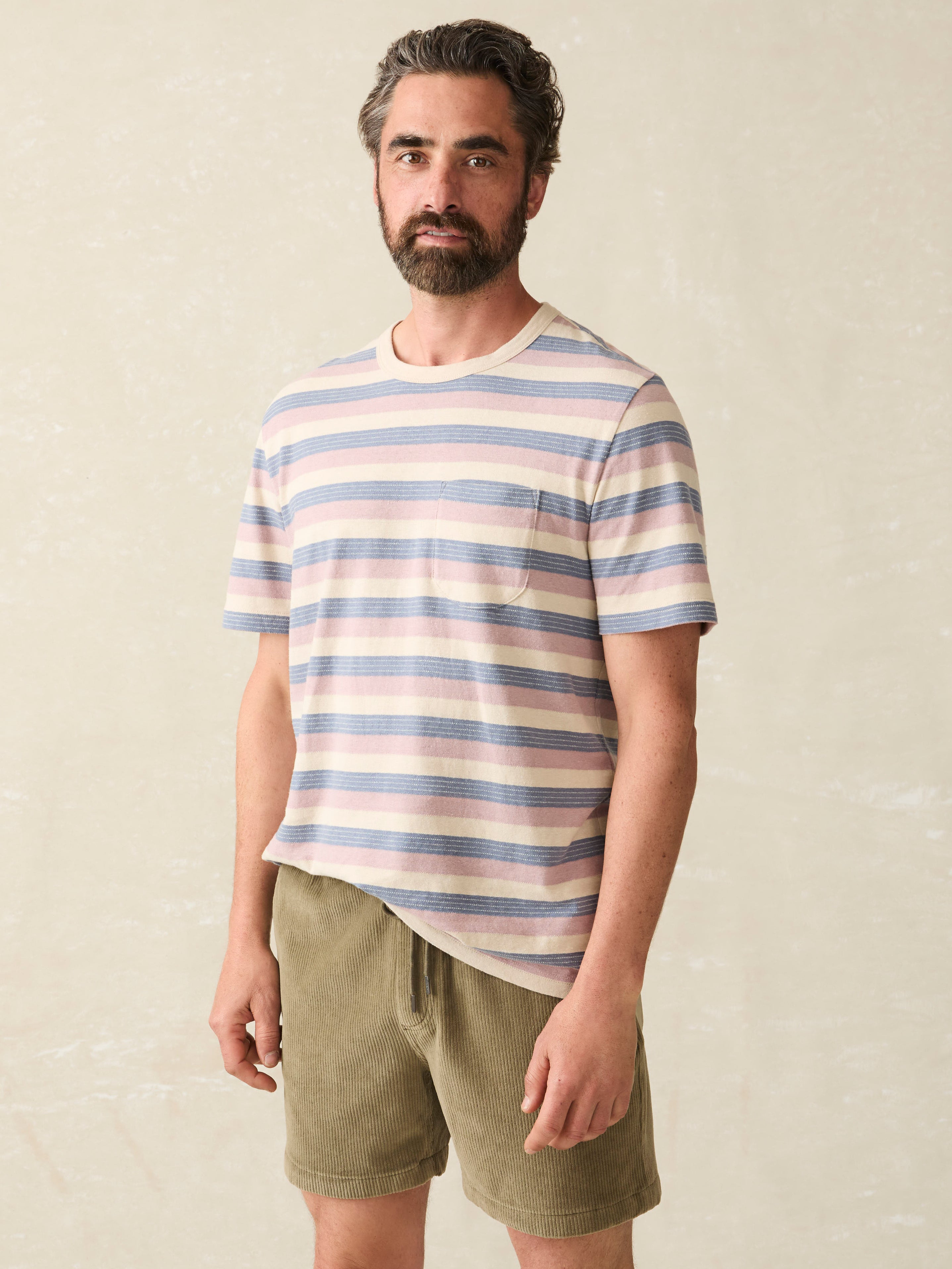 Short-Sleeve Hemp Blend Tee