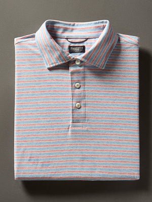 Short-Sleeve Movement™ Polo Shirt - Horizon Line Stripe