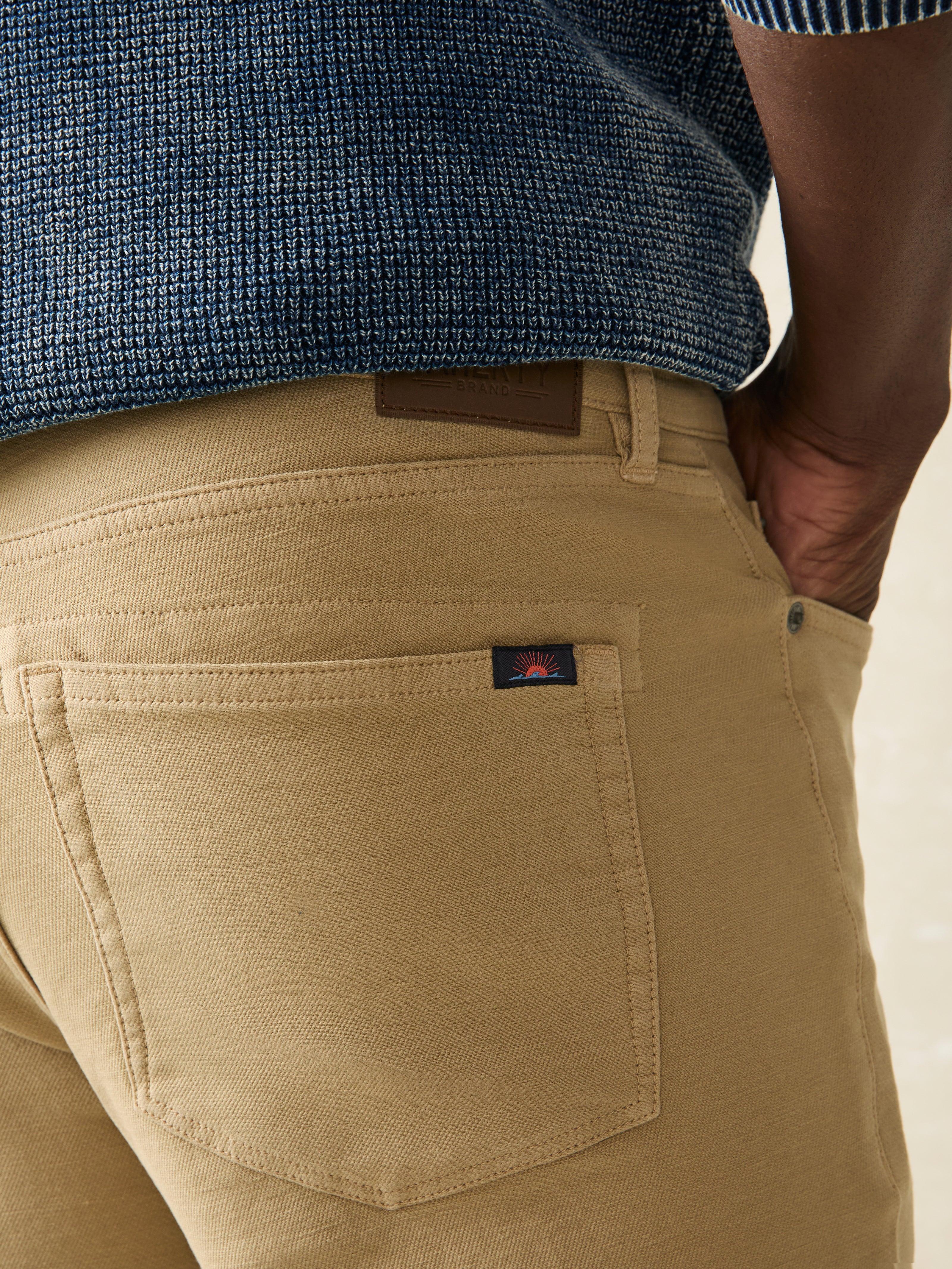 Stretch Terry 5-Pocket Pant