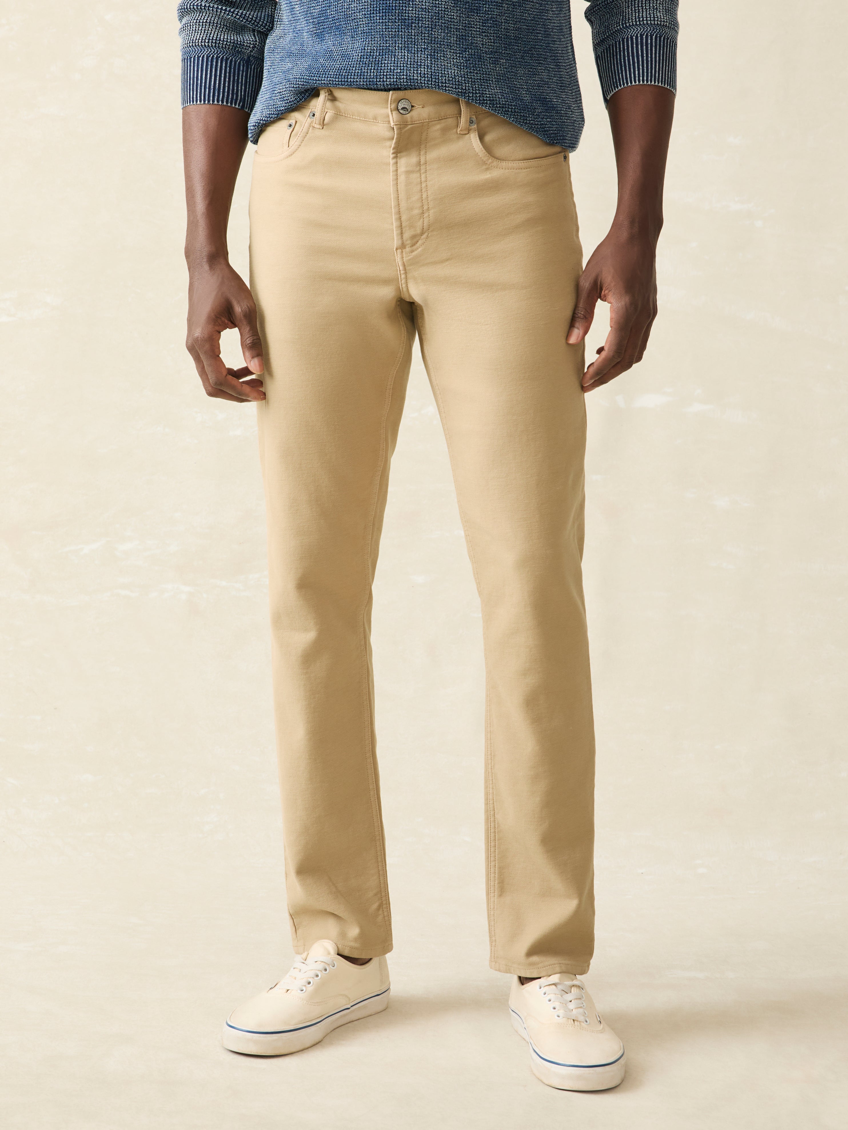 Stretch Terry 5-Pocket Pant