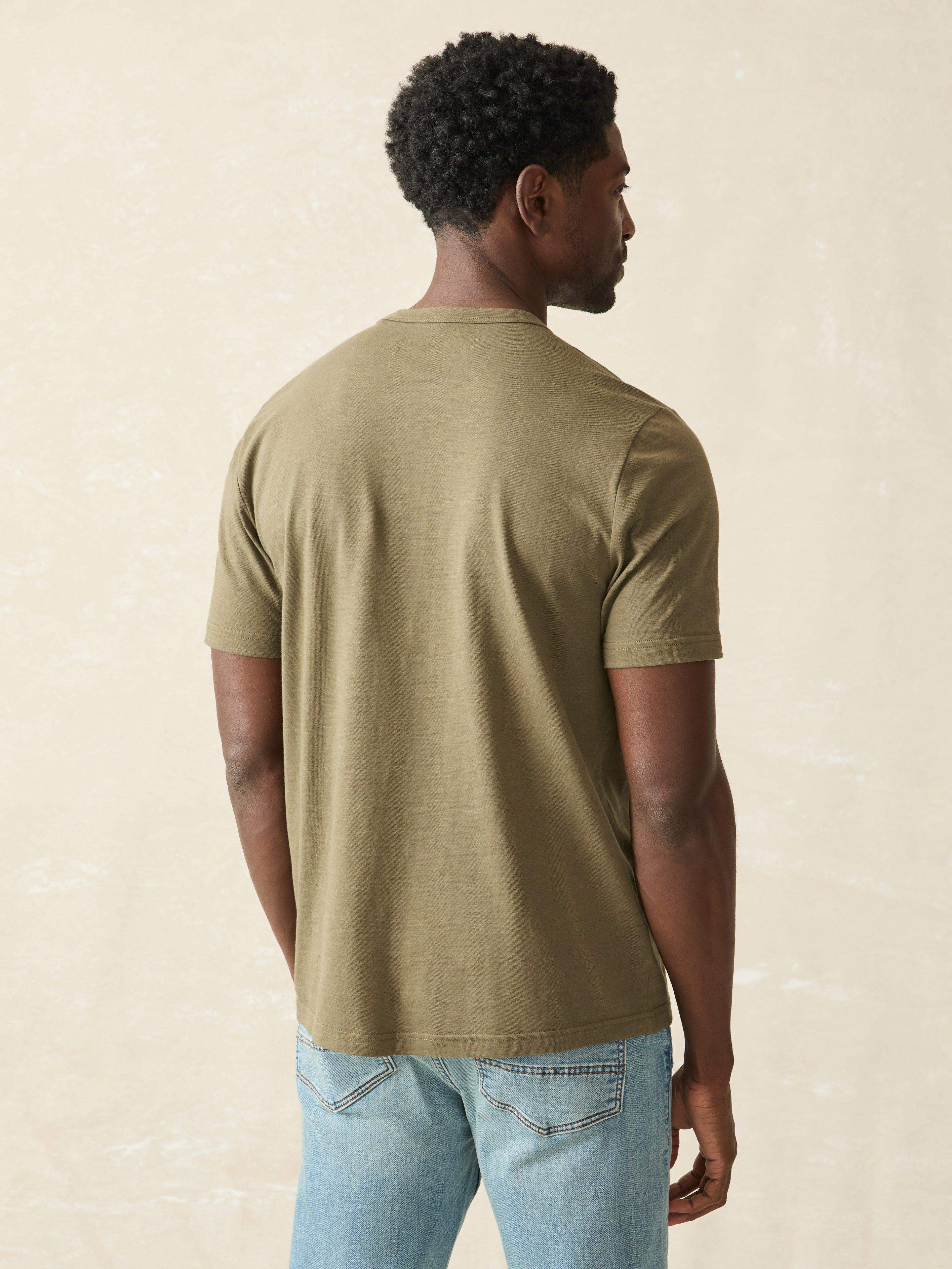 Sunwashed Pocket Tee - Olive