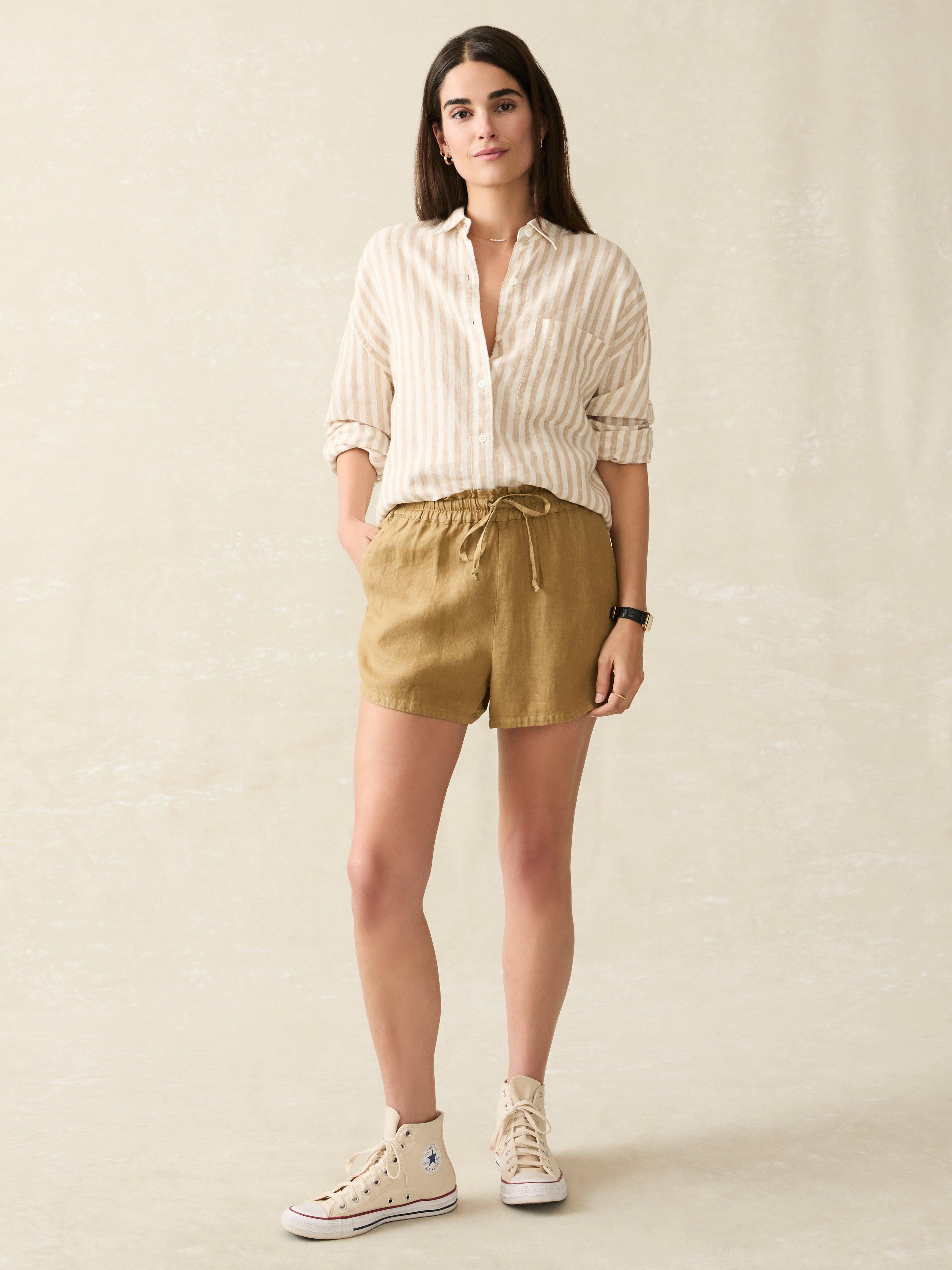 Laguna Linen Tie Waist Short