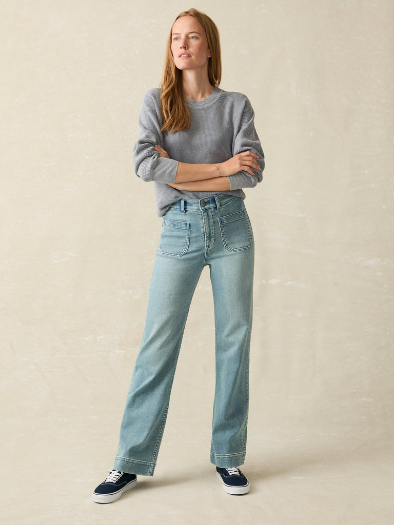 Stretch Terry Patch Pocket Pant - Eastern Shore | Faherty Brand