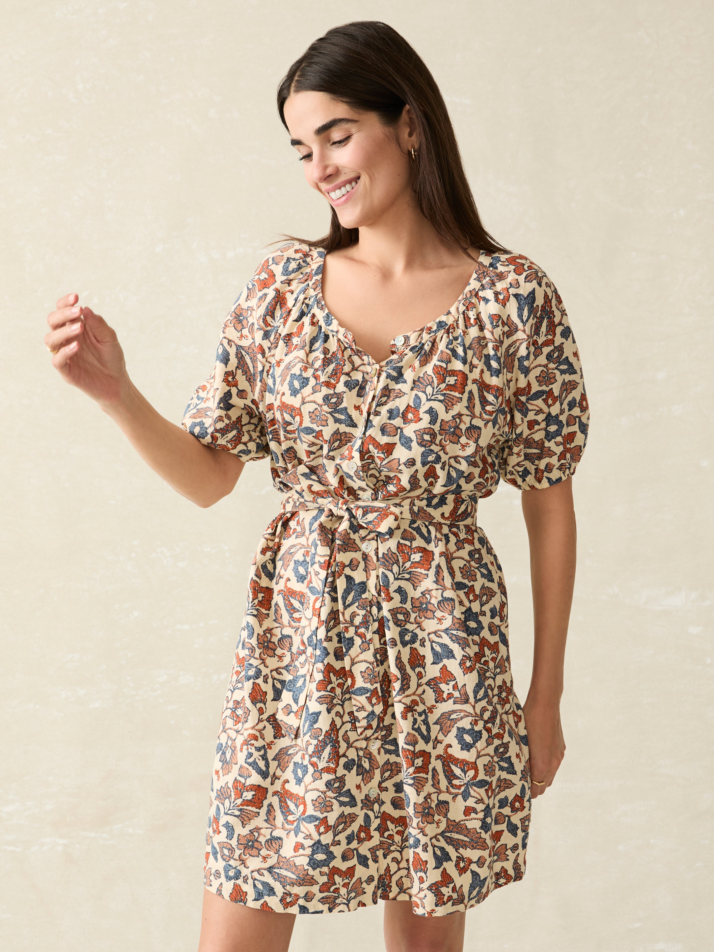 Carmel Mini Dress - Ginger Maplewood Floral