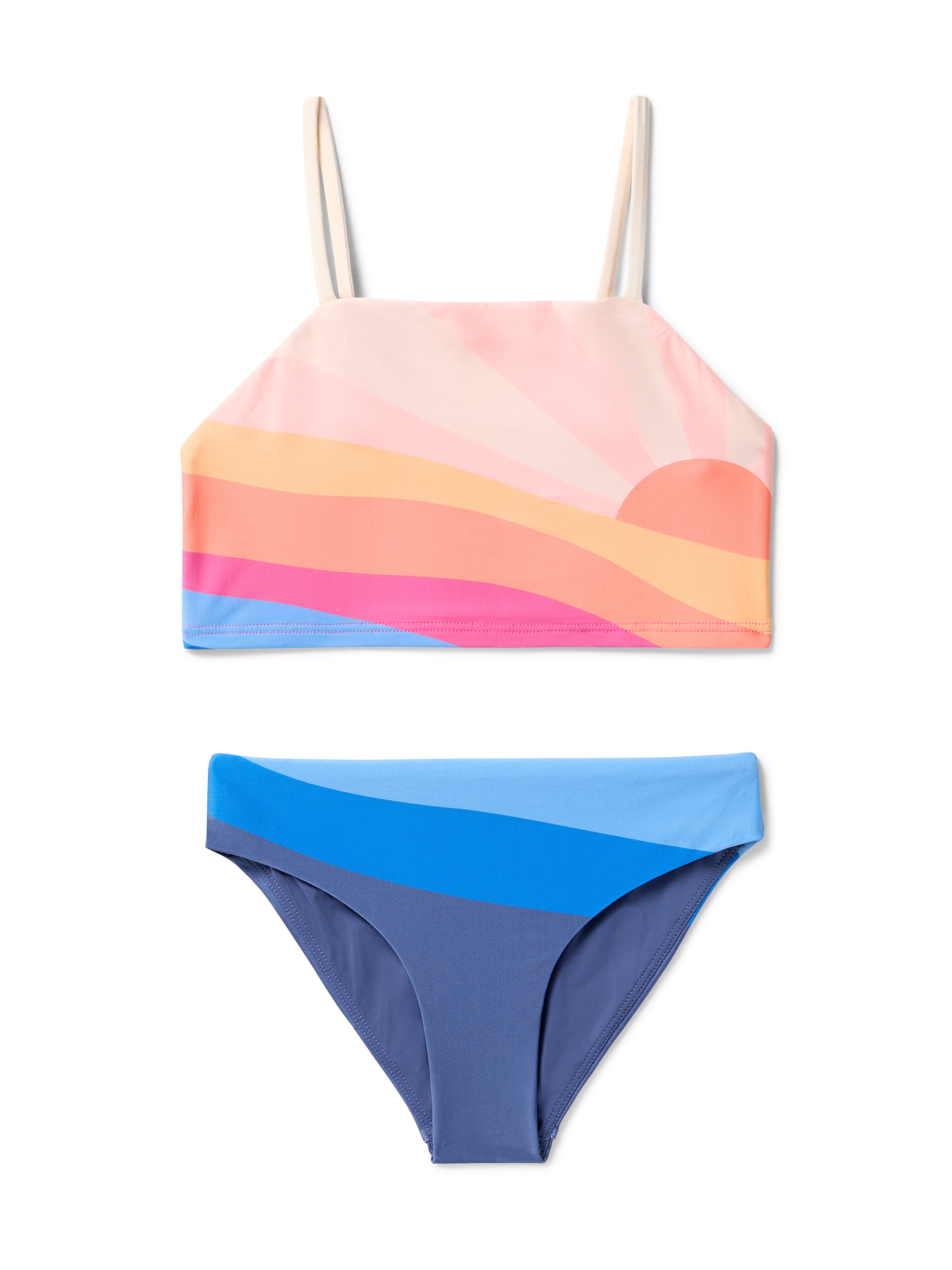 Kids Shoreside Soleil Tankini - Sun And Waves