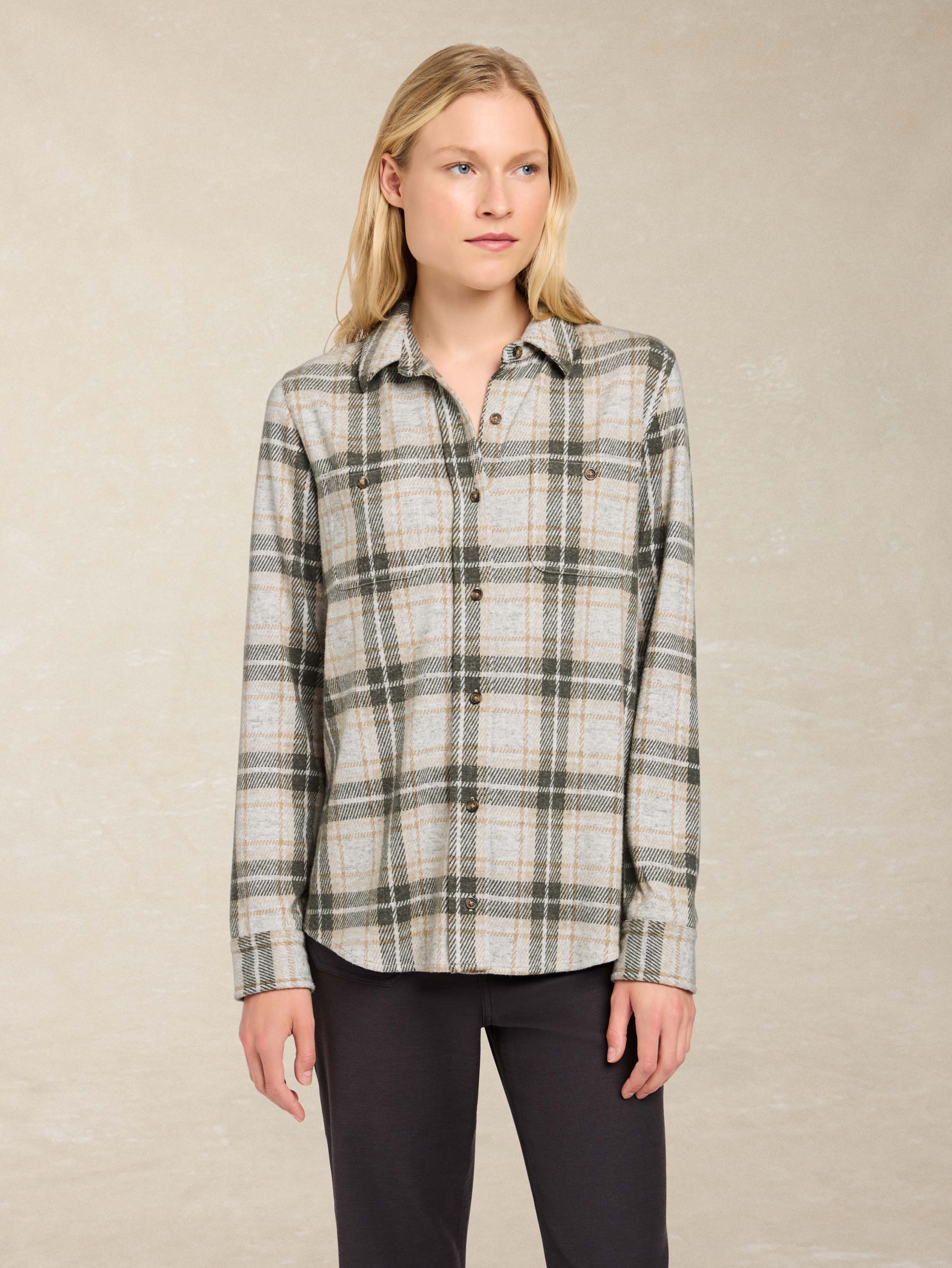 | Legend™ Sweater Shirt - Olive Grove | Faherty Brand