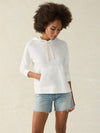 Sunwashed Midweight Organic Hoodie - White