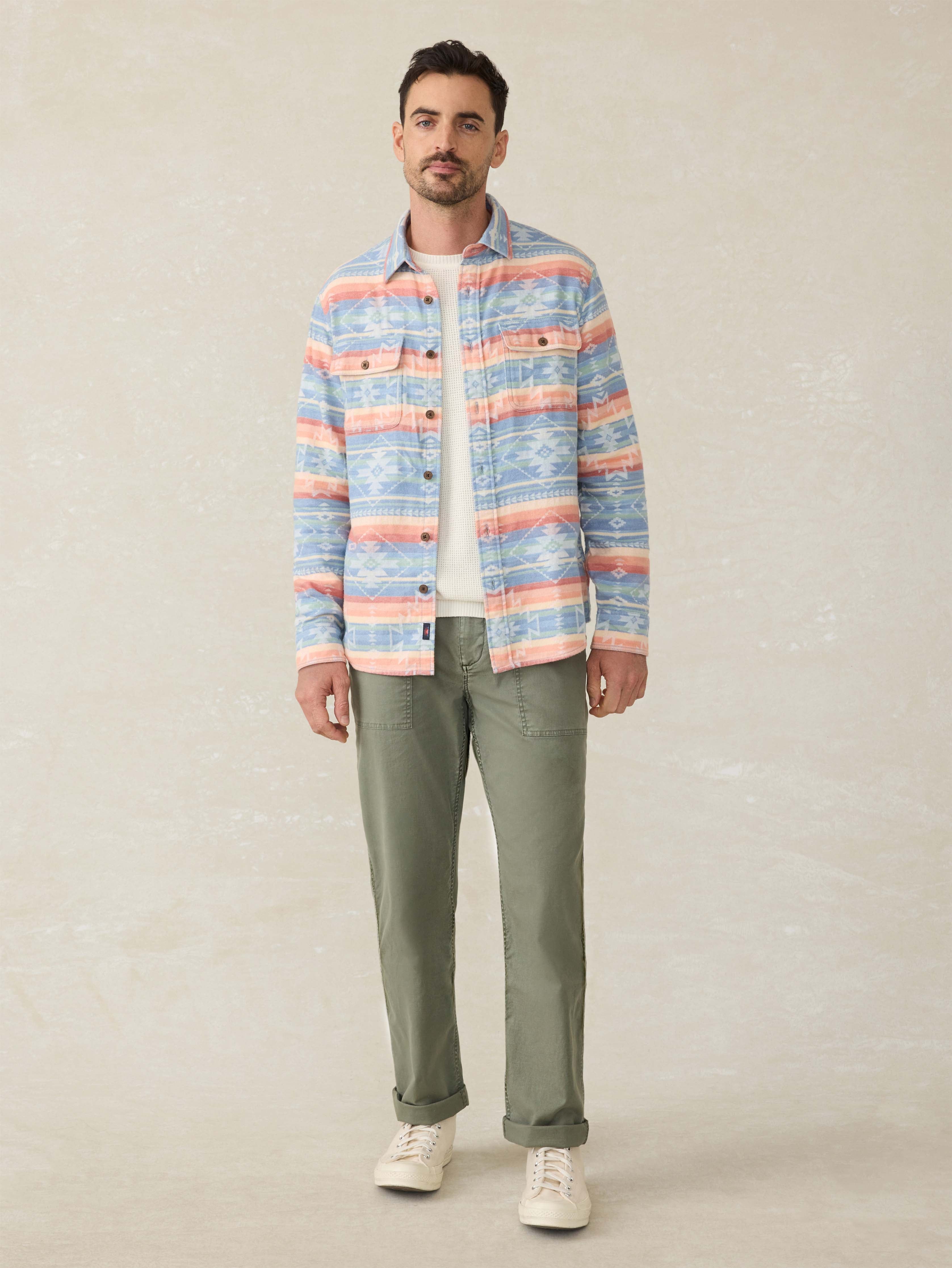 Doug Good Feather Canyon Overshirt - Dusk Star Glow