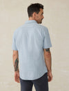 Short-Sleeve Breeze Shirt - Sunlit Palm & Waves