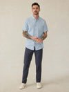 Short-Sleeve Breeze Shirt - Sunlit Palm & Waves