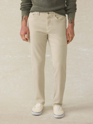 Stretch Terry 5-Pocket Pant - Stone