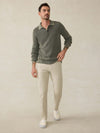 Stretch Terry 5-Pocket Pant - Stone
