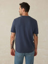Sunwashed Regenerative Pocket Tee - Dune Navy