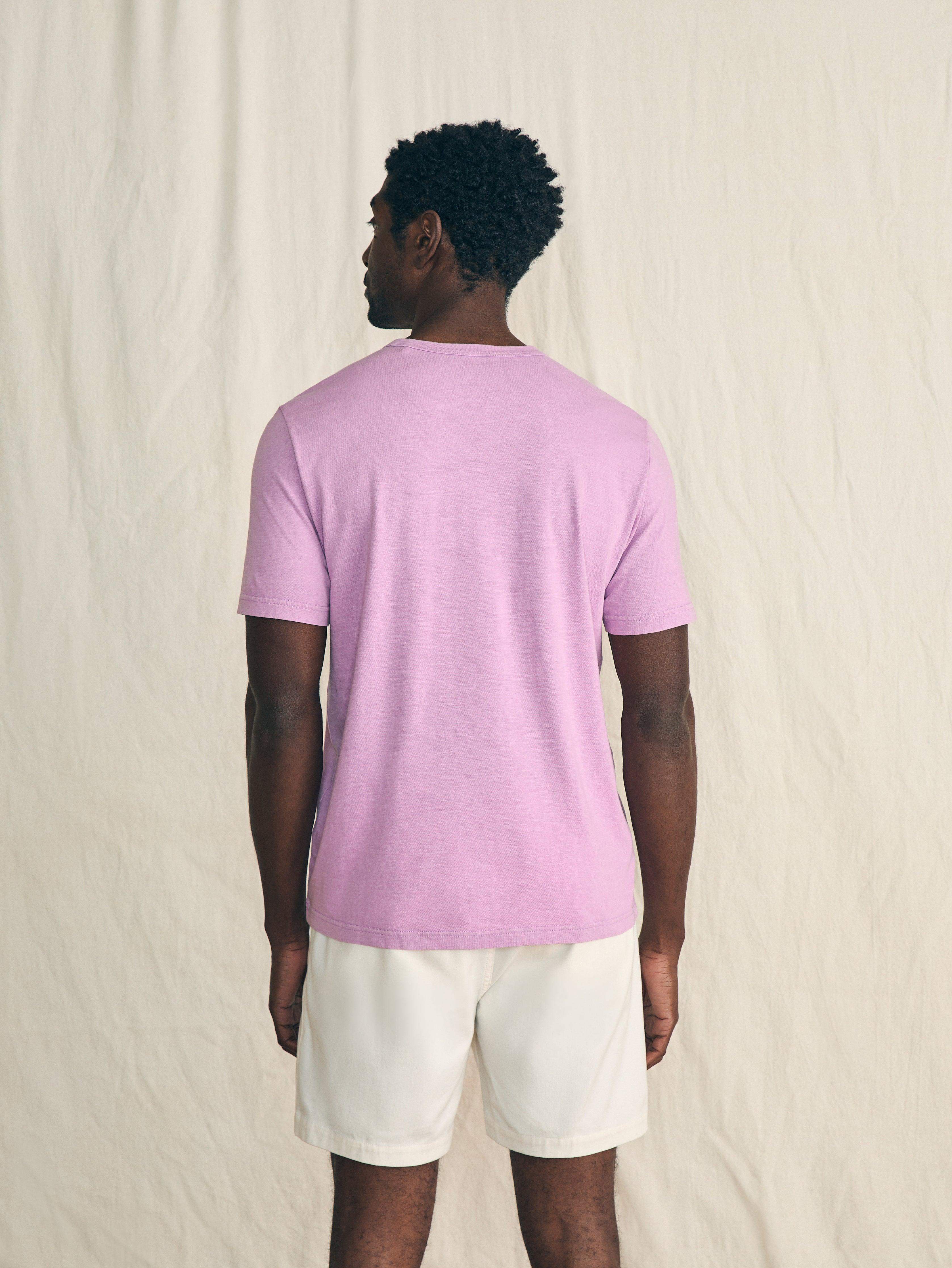 Sunwashed Pocket Tee - Summer Violet