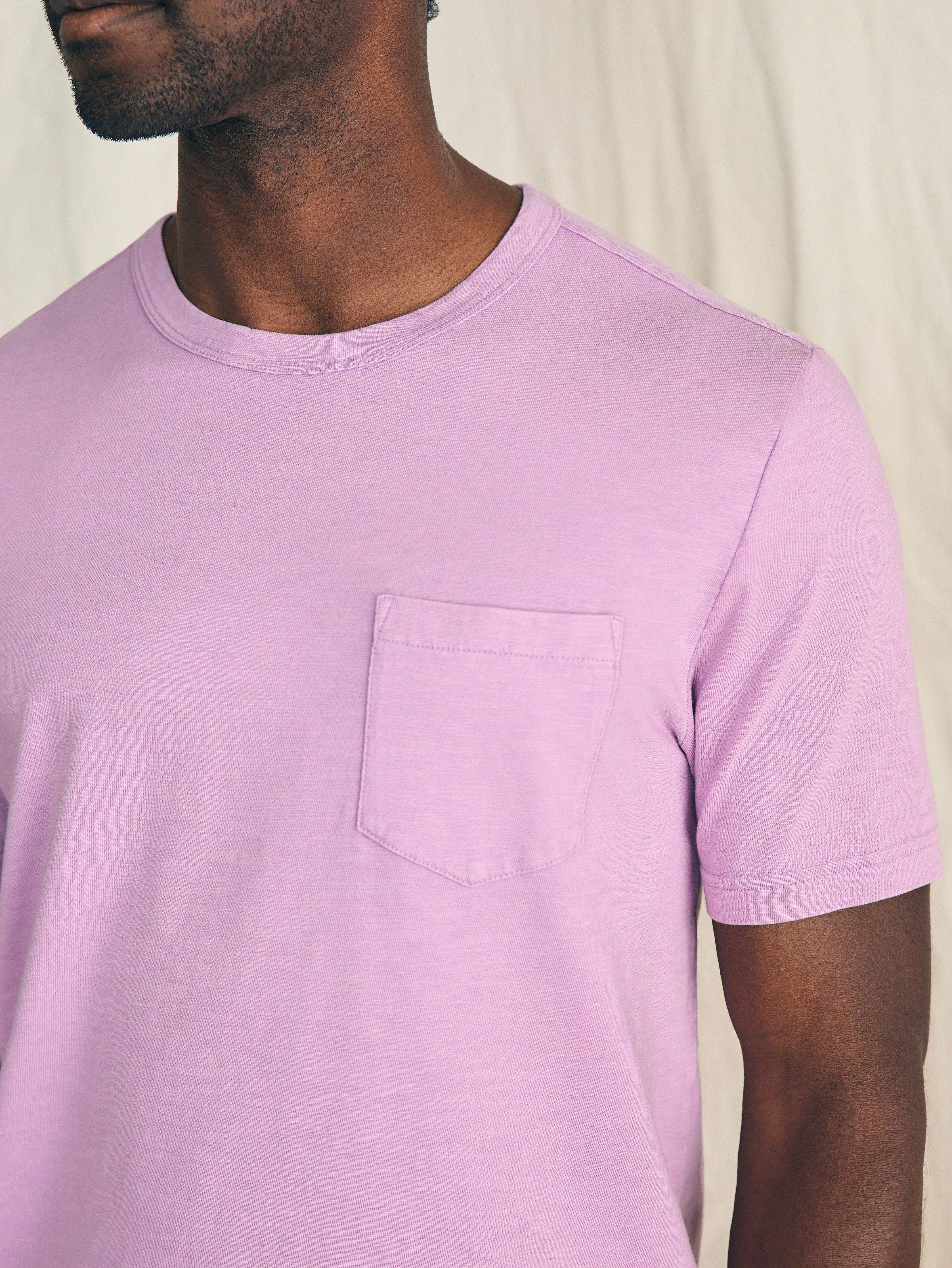 Sunwashed Pocket Tee - Summer Violet