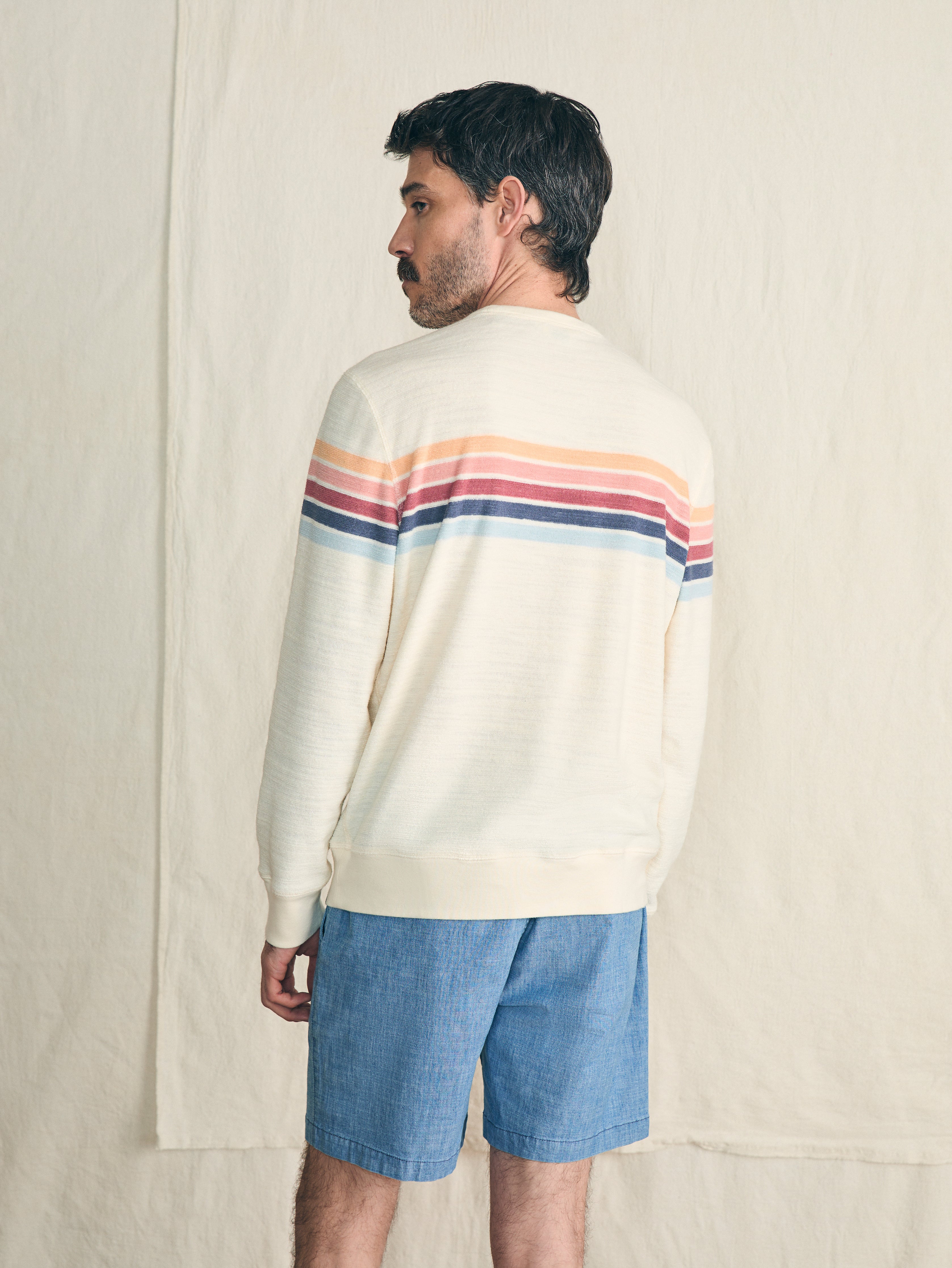 Cabana Towel Terry Crewneck