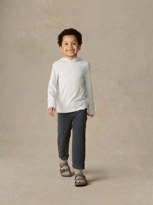 Little Kids Sunwashed Organic Hoodie - Light Grey Heather