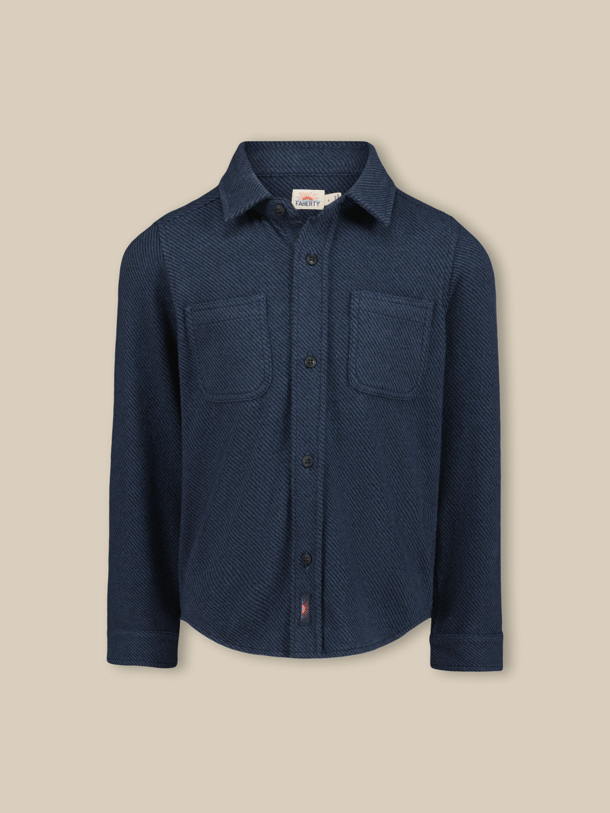 A blue button up shirt , image 6 of 6