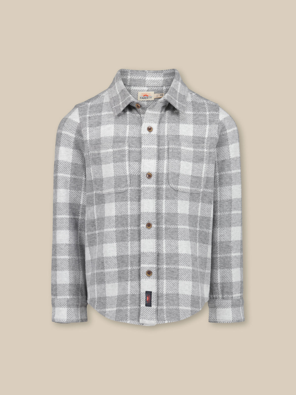 A light grey plaid button up shirt, image 6 of 6