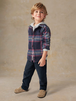 Little Kids Legend Sweater Shirt - Deer Lake Plaid