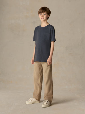 Big Kids Stretch Terry 5-Pocket Pant - Desert Khaki