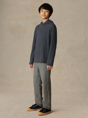 Big Kids Stretch Terry 5-Pocket Pant - Slate