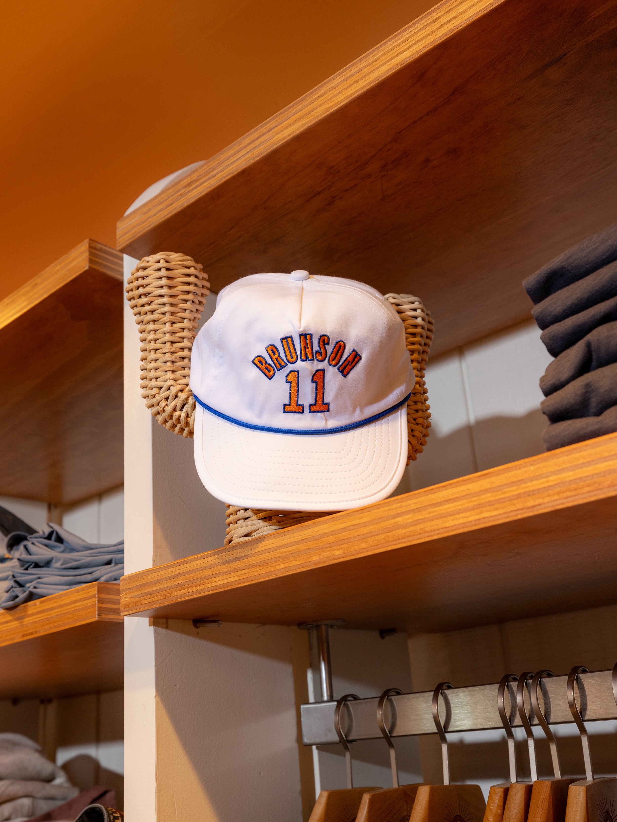 Jalen Brunson Corded All Day Hat - White | Faherty Brand