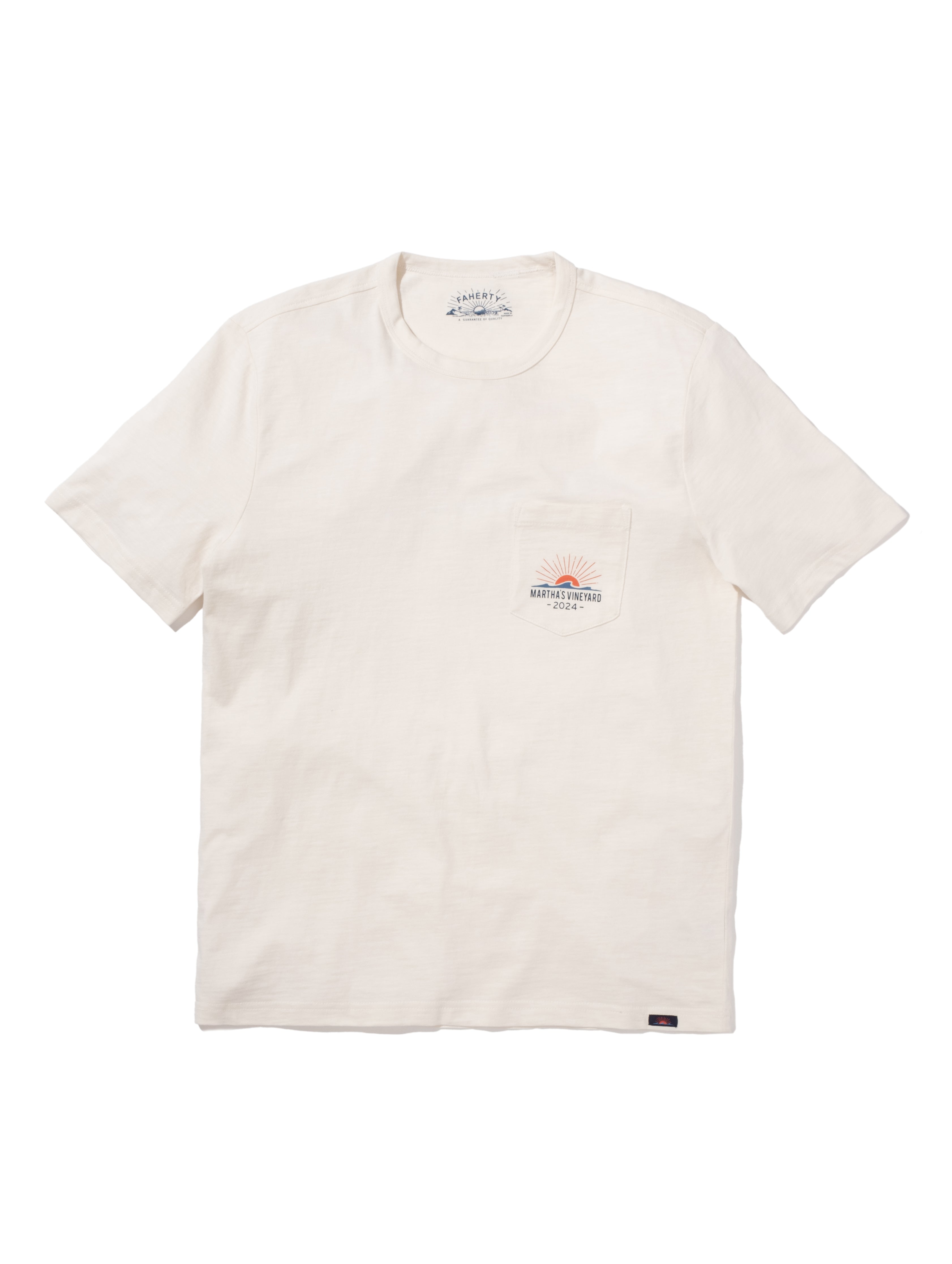 Martha's Vineyard Short-Sleeve Crew T-Shirt - White