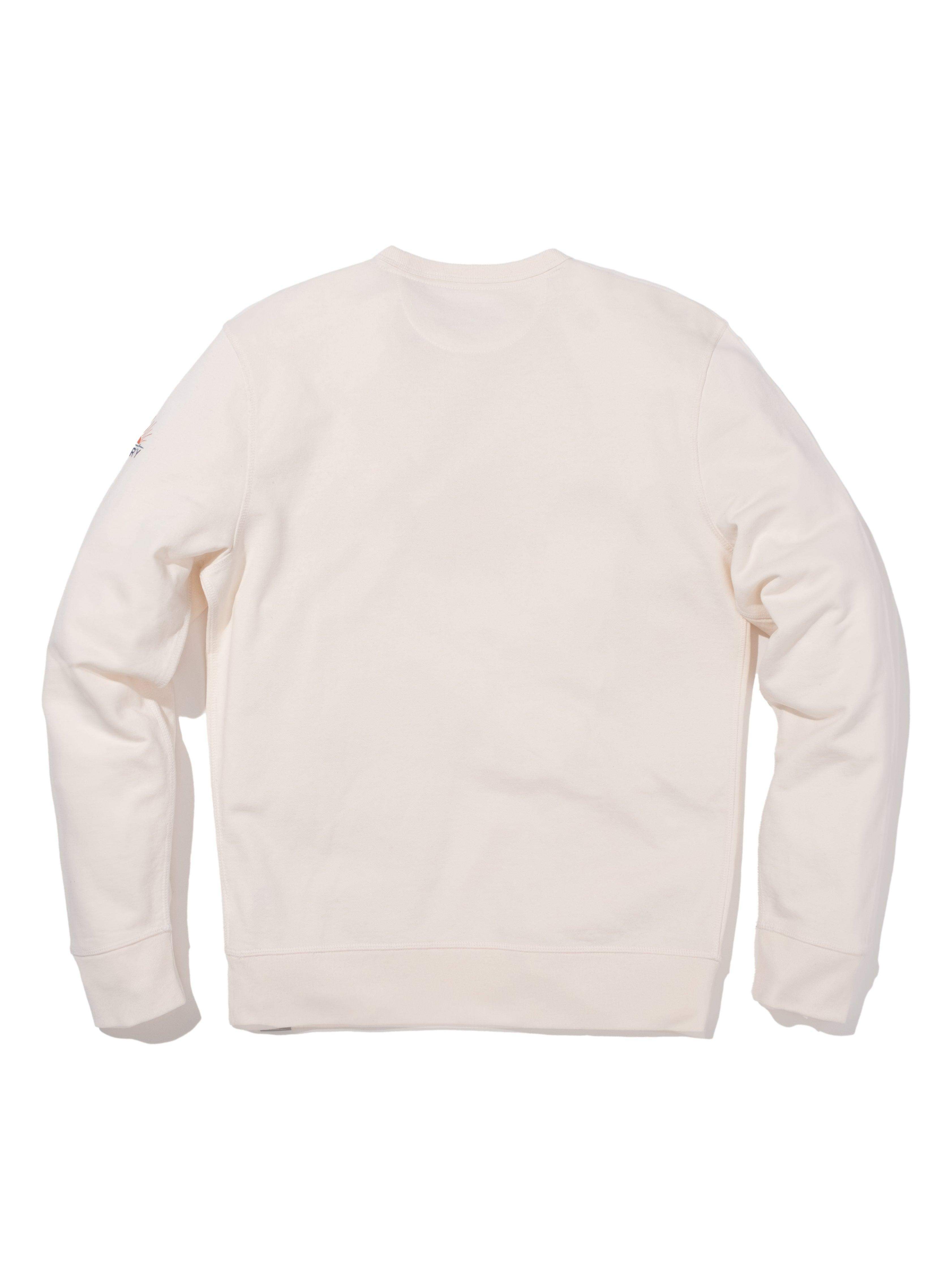 Martha's Vineyard Long-Sleeve Terry Crewneck - Solar White