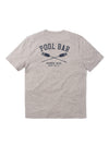 Spring Lake Short-Sleeve Crew Pool Bar T-Shirt- Grey Heather