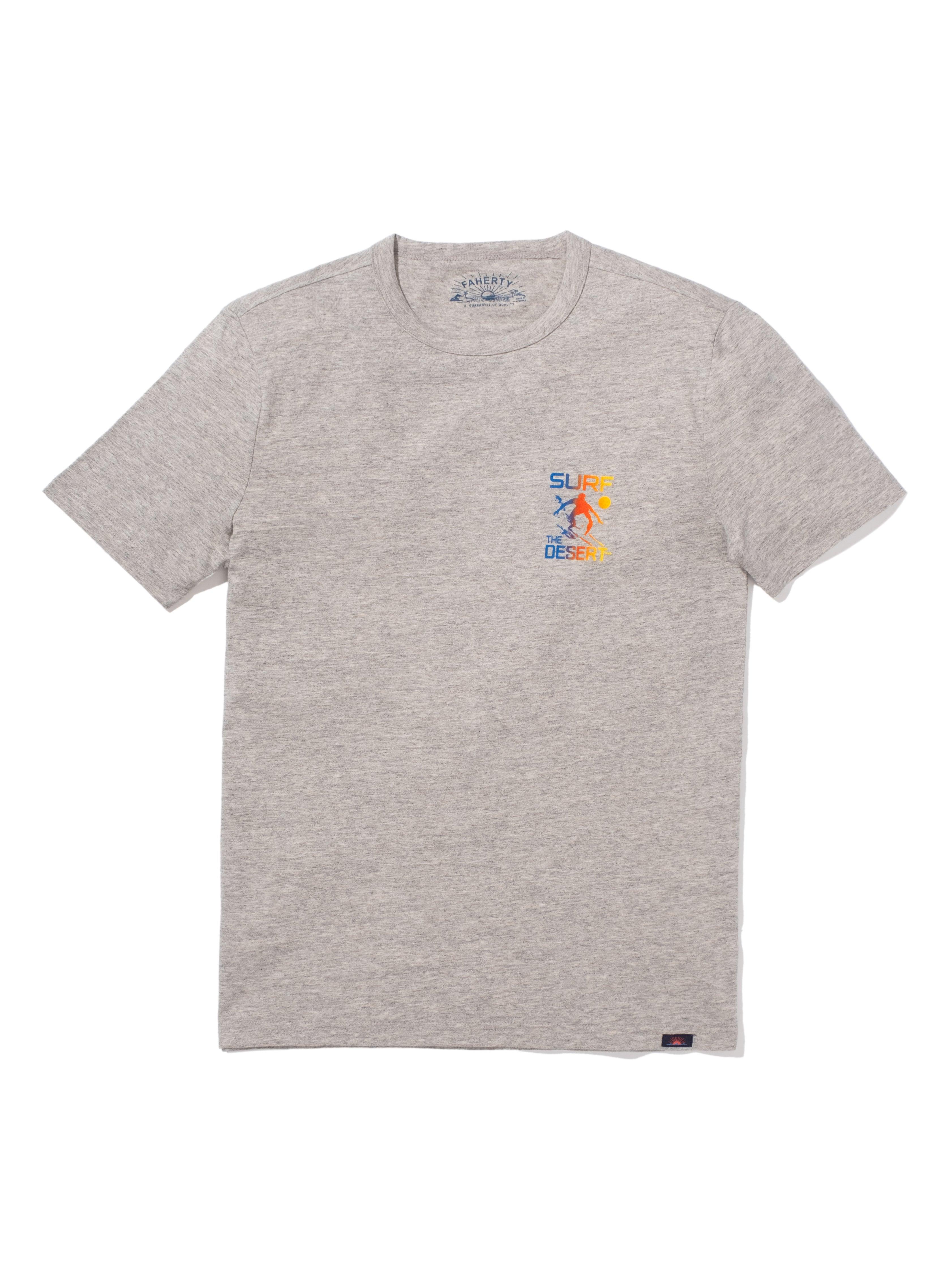 Palm Springs Short-Sleeve Crew T-Shirt - Grey Heather