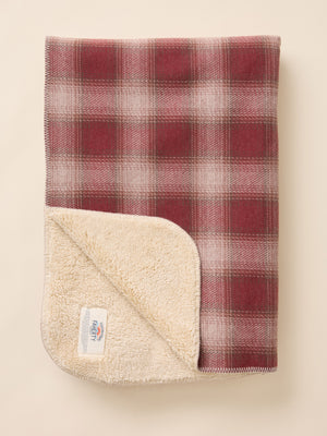 Legend High Pile Fleece Blanket - Cedar Ombre Plaid