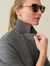 Inlet Knit Tweed Blazer - Steel Rock Herringbone