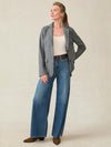 Inlet Knit Tweed Blazer - Steel Rock Herringbone