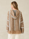 Snowfields Cashmere Blend Poncho - Pebble Grey