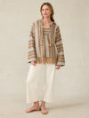 Snowfields Cashmere Blend Poncho - Pebble Grey