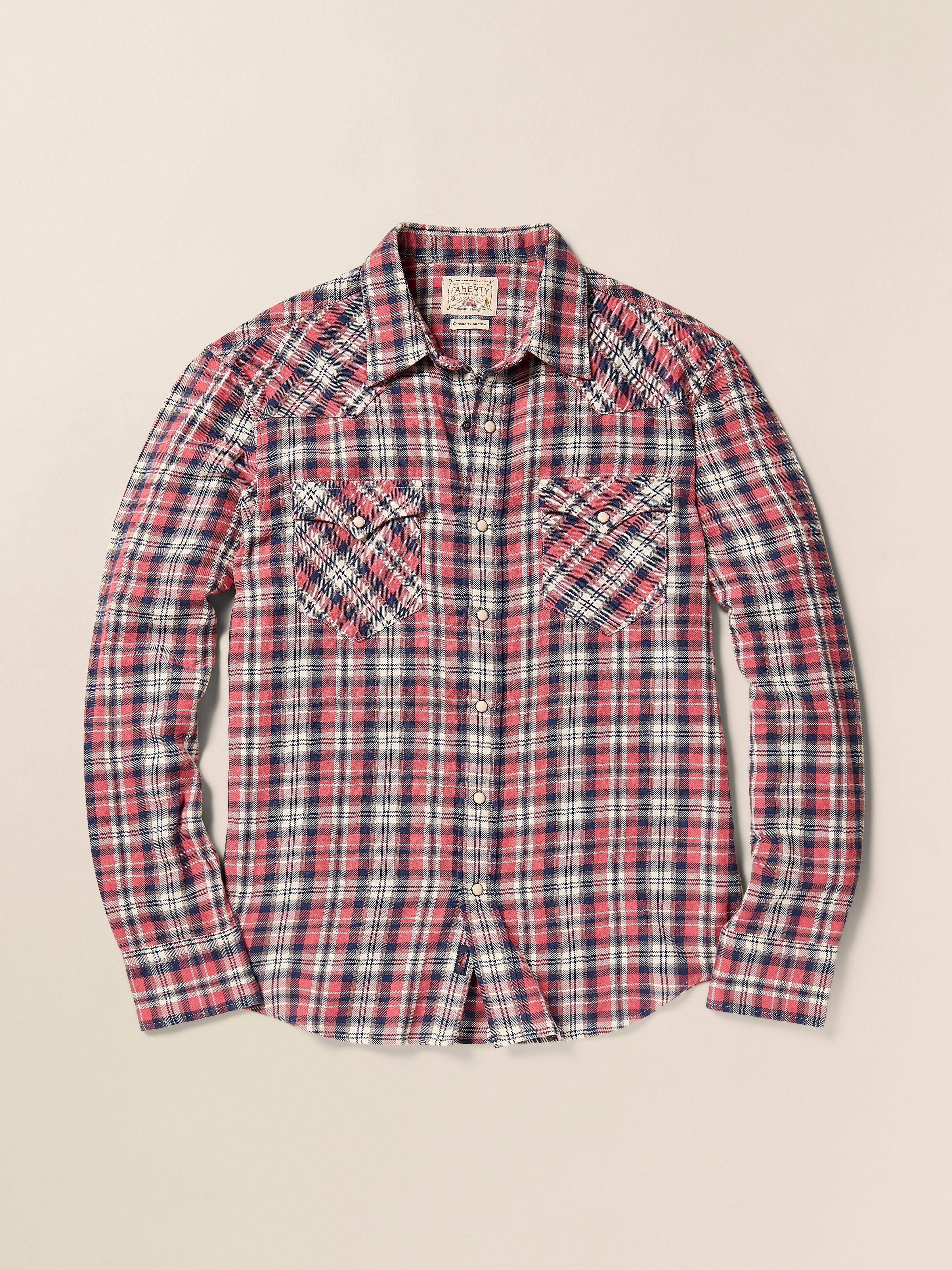 Artisan Twill Western Shirt - Redfern Valley Plaid