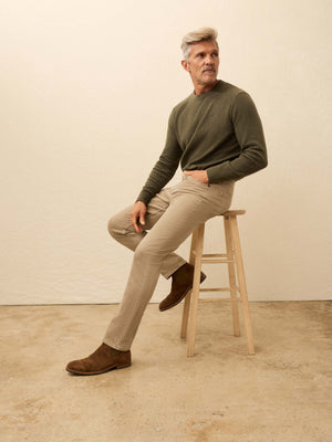 Stretch Terry 5-Pocket Pant - Desert Khaki