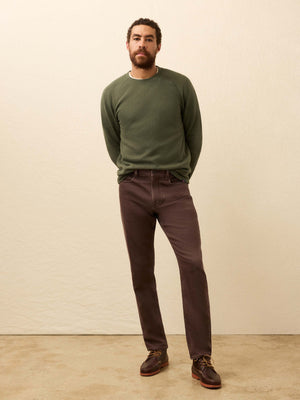 Stretch Terry 5-Pocket Pant- Northern Brown