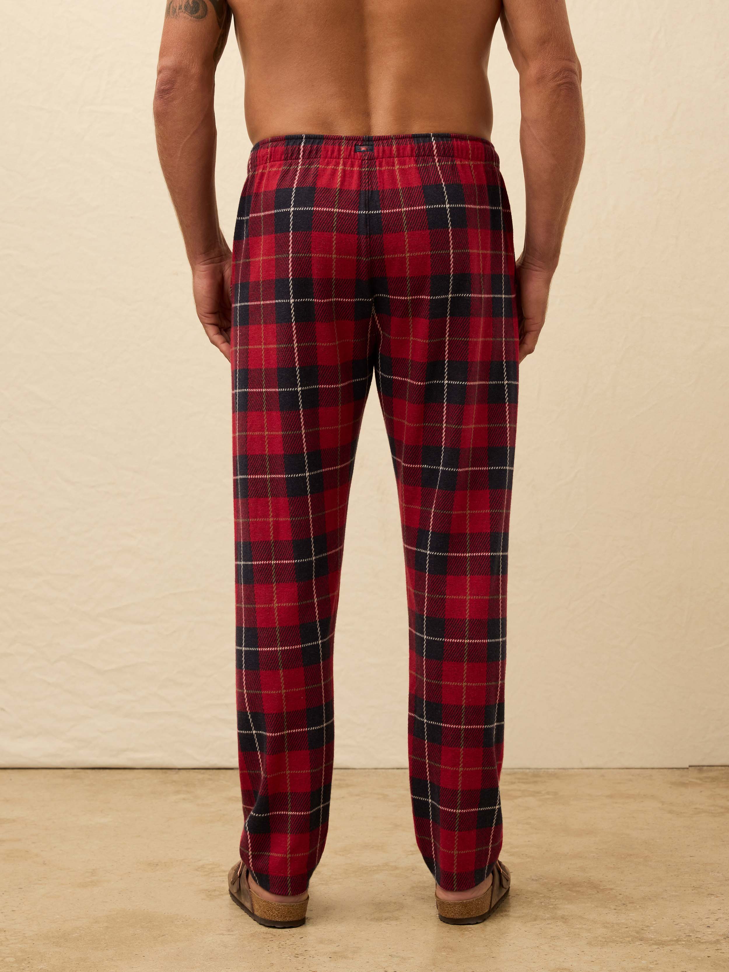 Legend™ Pajama Pant - Crimson River Plaid | Faherty Brand