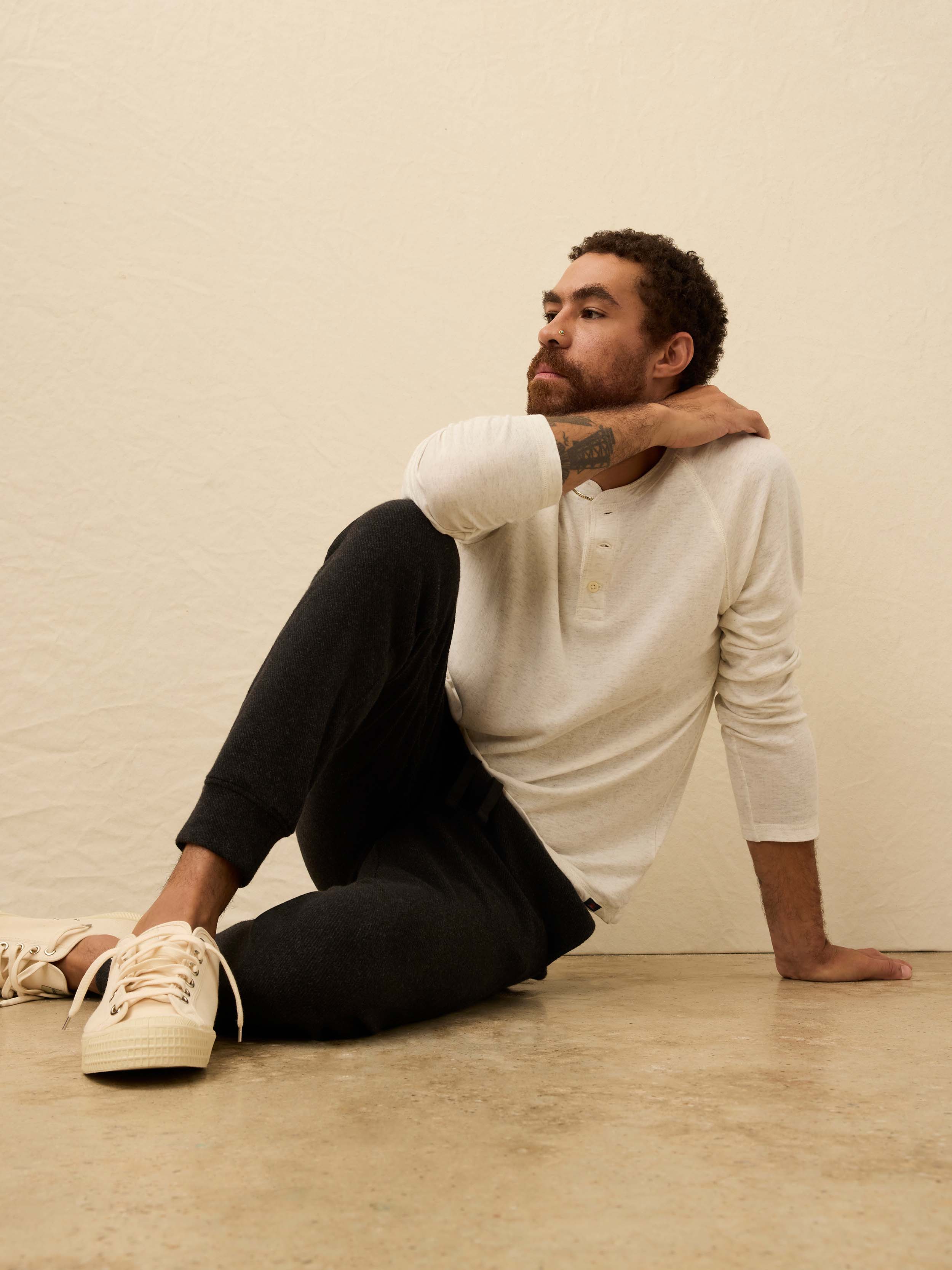 Legend Sweatpant - Heathered Black Twill